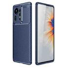 For Xiaomi Mi Mix 4 Carbon Fiber Texture Shockproof TPU Case(Blue) - 1