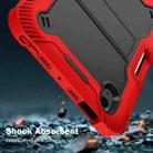 For iPad mini 6 Silicone + PC Shockproof Protective Tablet Case with Holder(Red + Black) - 5