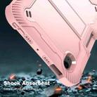 For iPad mini 6 Silicone + PC Shockproof Protective Tablet Case with Holder(Rose Gold) - 5