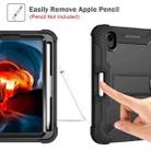 For iPad mini 6 Silicone + PC Shockproof Protective Tablet Case with Holder(Black) - 4