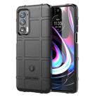 Full Coverage Shockproof TPU Case For Motorola Moto Edge 2021(Black) - 1