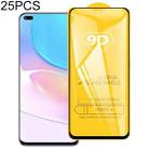 For Huawei nova 8i 25 PCS 9D Full Glue Full Screen Tempered Glass Film - 1