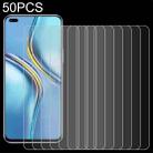 For Honor X20 50 PCS 0.26mm 9H 2.5D Tempered Glass Film - 1
