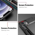 For iPhone 13 Pro Shockproof Heavy Duty Armor Protective Case with Slide Multi-Card Slot (Black) - 5