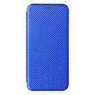 Carbon Fiber Texture Horizontal Flip TPU + PC + PU Leather Case with Card Slot For OPPO Realme GT Master(Blue) - 2
