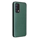 Carbon Fiber Texture Horizontal Flip TPU + PC + PU Leather Case with Card Slot For OPPO Realme GT Master(Green) - 3