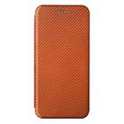 Carbon Fiber Texture Horizontal Flip TPU + PC + PU Leather Case with Card Slot For OPPO Realme GT Master(Brown) - 2