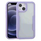 For iPhone 13 mini Acrylic + TPU 360 Degrees Full Coverage Shockproof Protective Case (Purple) - 1