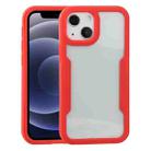 For iPhone 13 mini Acrylic + TPU 360 Degrees Full Coverage Shockproof Protective Case (Red) - 1