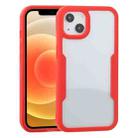 For iPhone 13 Acrylic + TPU 360 Degrees Full Coverage Shockproof Protective Case(Red) - 1