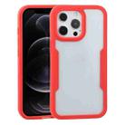For iPhone 13 Pro Acrylic + TPU 360 Degrees Full Coverage Shockproof Protective Case (Red) - 1