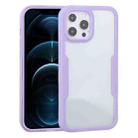 For iPhone 13 Pro Max Acrylic + TPU 360 Degrees Full Coverage Shockproof Protective Case (Purple) - 1