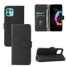 Solid Color Skin Feel Magnetic Buckle Horizontal Flip Calf Texture PU Leather Case with Holder & Card Slots & Wallet For Motorola Edge 20 Lite(Black) - 1