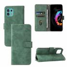 Solid Color Skin Feel Magnetic Buckle Horizontal Flip Calf Texture PU Leather Case with Holder & Card Slots & Wallet For Motorola Edge 20 Lite(Green) - 1