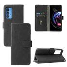 Solid Color Skin Feel Magnetic Buckle Horizontal Flip Calf Texture PU Leather Case with Holder & Card Slots & Wallet For Motorola Moto Edge 20 Pro(Black) - 1