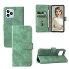 Solid Color Skin Feel Magnetic Buckle Horizontal Flip Calf Texture PU Leather Case with Holder & Card Slots & Wallet For Oukitel C21 Pro(Green) - 1