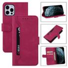 For iPhone 11 Reverse Buckle Horizontal Flip PU Leather Case with Holder & Card Slot & Wallet (Wine Red) - 1