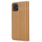 For iPhone 11 Pro Max GEBEI Top-grain Leather Horizontal Flip Protective Case with Holder & Card Slots(Khaki) - 3