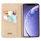 For iPhone 11 Pro Max GEBEI Top-grain Leather Horizontal Flip Protective Case with Holder & Card Slots(Khaki) - 4