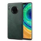For Huawei Mate 30 Pro Skin Feel PU + TPU Protective Case with Card Slot(Green) - 1