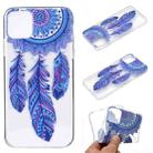 For iPhone 13 Coloured Drawing Pattern Transparent TPU Protective Case(Windmill) - 1