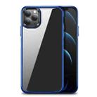 For iPhone 13 Pro Max X-level Ice Crystal Shockproof TPU + PC Protective Case (Blue) - 1