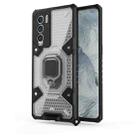 For OPPO Realme GT Master Explorer Space PC+TPU Shockproof Case with Ring Holder(White) - 1
