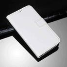 For iPhone 13 idewei Crazy Horse Texture Horizontal Flip Leather Case with Holder & Card Slots & Wallet(White) - 1