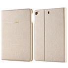 For iPad Mini 2019 & 4 GEBEI PU+TPU Horizontal Flip Protective Case with Holder & Card Slots(Gold) - 1