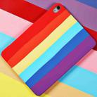 Rainbow Liquid Silicone + PC Shockproof Protective Case For iPad Air 2022 / 2020 10.9 inch - 2