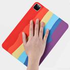 Rainbow Liquid Silicone + PC Shockproof Protective Case For iPad Air 2022 / 2020 10.9 inch - 4