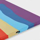 Rainbow Liquid Silicone + PC Shockproof Protective Case For iPad Air 2022 / 2020 10.9 inch - 5