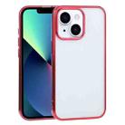 For iPhone 13 mini Ultra-thin Electroplating TPU Protective Case (Red) - 1