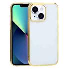 For iPhone 13 mini Ultra-thin Electroplating TPU Protective Case (Gold) - 1