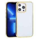 For iPhone 13 Pro Ultra-thin Electroplating TPU Protective Case (Gold) - 1