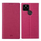 For Google Pixel 5a ViLi DMX Series Shockproof TPU + PU Leather Magnetic Attraction Horizontal Flip Case with Card Slot & Holder(Rose Red) - 1