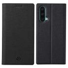 For OnePlus Nord CE 5G ViLi DMX Series Shockproof TPU + PU Leather Magnetic Attraction Horizontal Flip Case with Card Slot & Holder(Black) - 1