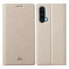For OnePlus Nord CE 5G ViLi DMX Series Shockproof TPU + PU Leather Magnetic Attraction Horizontal Flip Case with Card Slot & Holder(Gold) - 1