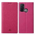 For OPPO Reno5 A ViLi DMX Series Shockproof TPU + PU Leather Magnetic Attraction Horizontal Flip Case with Card Slot & Holder(Rose Red) - 1