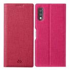 For Sony Xperia Ace II ViLi DMX Series Shockproof TPU + PU Leather Magnetic Attraction Horizontal Flip Case with Card Slot & Holder(Rose Red) - 1