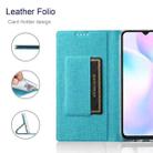 For Xiaomi Mi 11 Lite ViLi DMX Series Shockproof TPU + PU Leather Magnetic Attraction Horizontal Flip Case with Card Slot & Holder(Blue) - 5