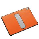 Plain Leather Texture Magnetic Buckle Shockproof Protective Case with Invisible Holder For iPad 10.2 2021 / 2020 / 2019 2020/2019(Orange) - 1