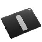 Plain Leather Texture Magnetic Buckle Shockproof Protective Case with Invisible Holder For iPad 10.2 2021 / 2020 / 2019 2020/2019(Black) - 1