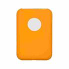 Ultra-Thin Magsafing Silicone Case for Magsafe Battery Pack(Orange) - 1