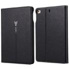 For iPad Mini 2019 & 4 & 3 & 2 & 1 GEBEI PU+TPU Horizontal Flip Protective Case with Holder & Card Slots(Black) - 1