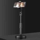Desktop Stand Mobile Phone Tablet Live Broadcast Stand Telescopic Disc Stand(Black) - 1