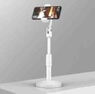 Desktop Stand Mobile Phone Tablet Live Broadcast Stand Telescopic Disc Stand(White) - 1