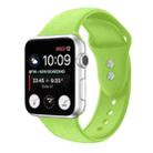 Double Nail Silicone Strap Watch Band For Apple Watch Series 8&7 41mm / SE 2&6&SE&5&4 40mm / 3&2&1 38mm(Green) - 1