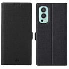 ViLi K Series Shockproof TPU + PU Leather Magnetic Buckle Horizontal Flip Case with Card Slots & Wallet & Holder For OnePlus Nord 2 5G(Black) - 1