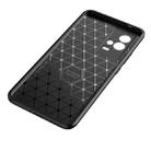 For vivo iQOO 8 Carbon Fiber Texture Shockproof TPU Case(Black) - 6